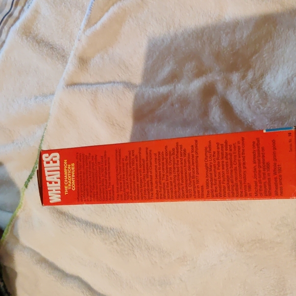 Rare 1990 Michael Jordan vintage fasimilie Signature Wheaties box - Picture 8 of 15